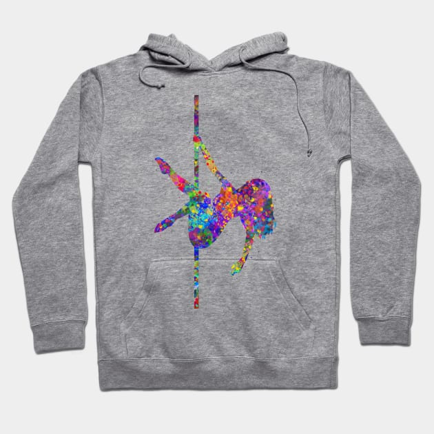 Pole dance girl Hoodie by Yahya Art